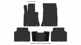 Interior mats for the Genesis GV80 Coupe 2023-… I generation KR Crossover - Фото 3