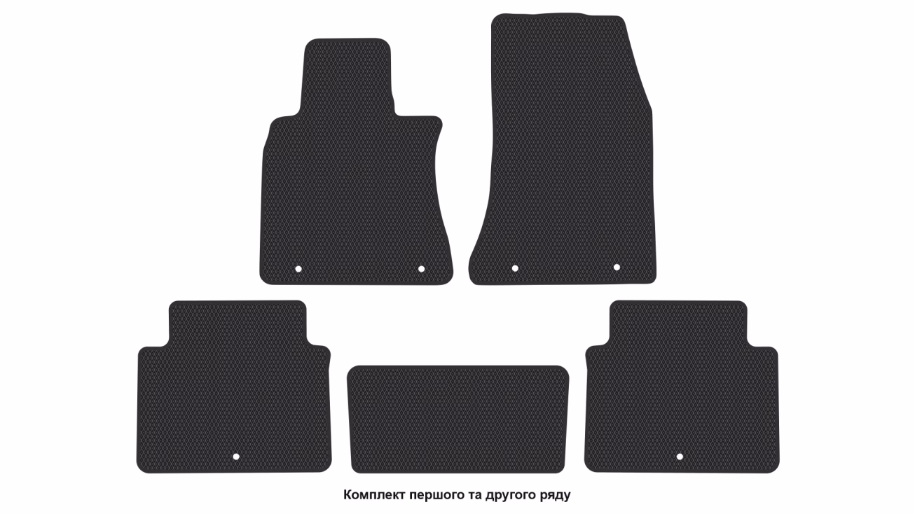Interior mats for the Genesis G80 (DH) 2016-2020 I generation EU Sedan - Фото 2