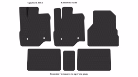 Interior mats for the GMC Terrain 2009-2017 I generation US Crossover - Фото 3