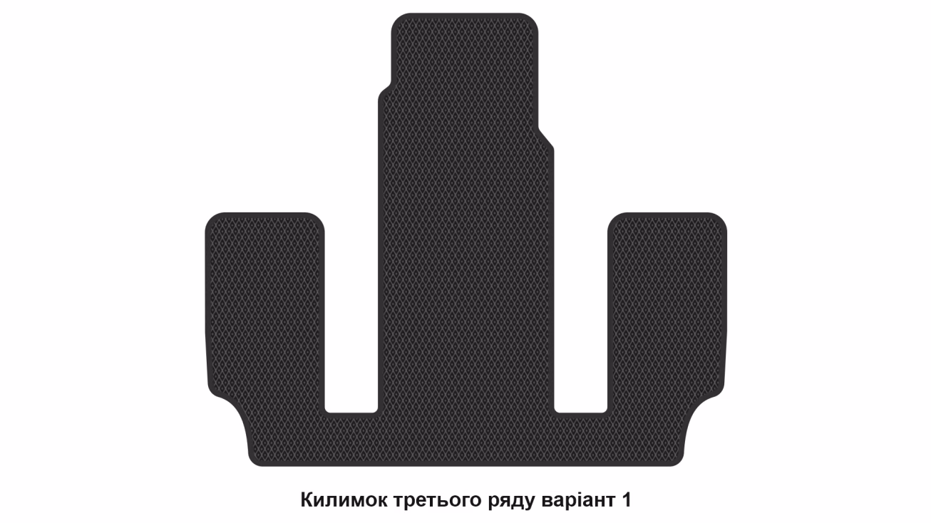 Interior mats for the GMC Acadia 2016-2023 II generation US Crossover 6-seater - Фото 3