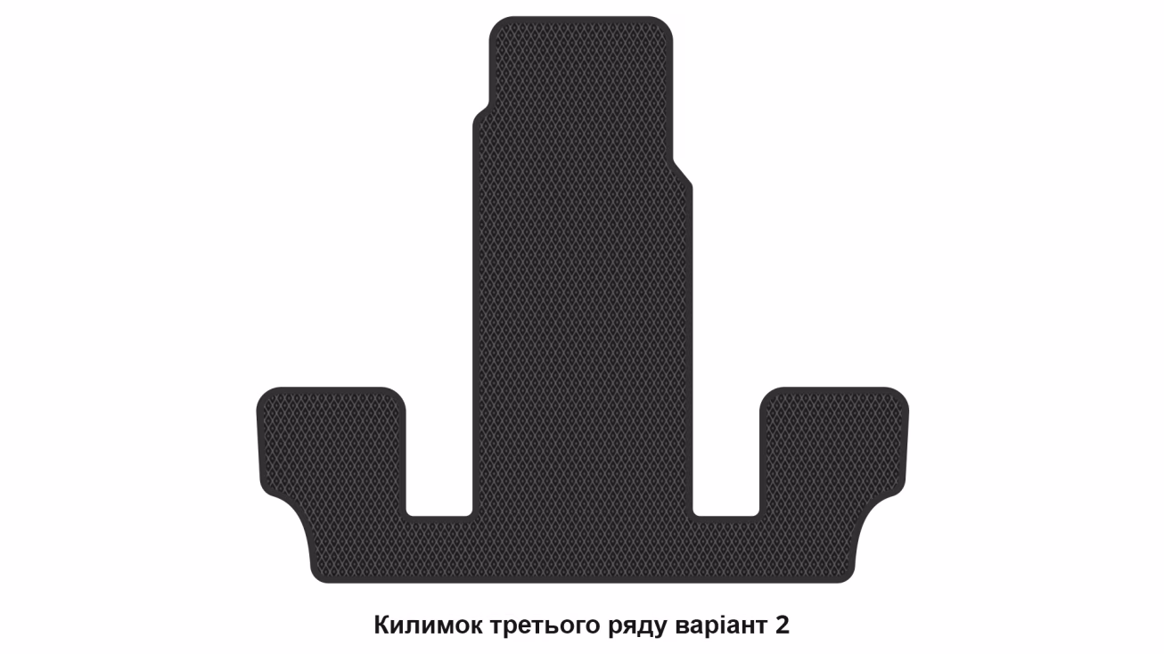 Interior mats for the GMC Acadia 2016-2023 II generation US Crossover 6-seater - Фото 4