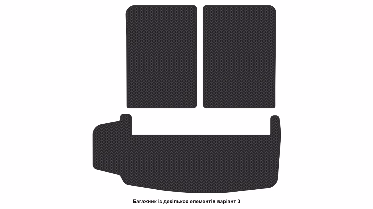 Interior mats for the GMC Acadia 2016-2023 II generation US Crossover 6-seater - Фото 7
