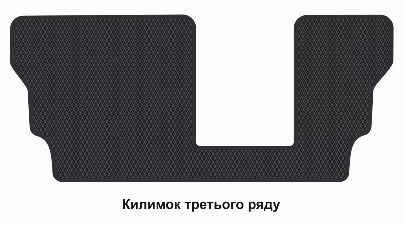 Interior mats for the GMC Acadia 2016-2023 II generation US Crossover 7-seater - Фото 3