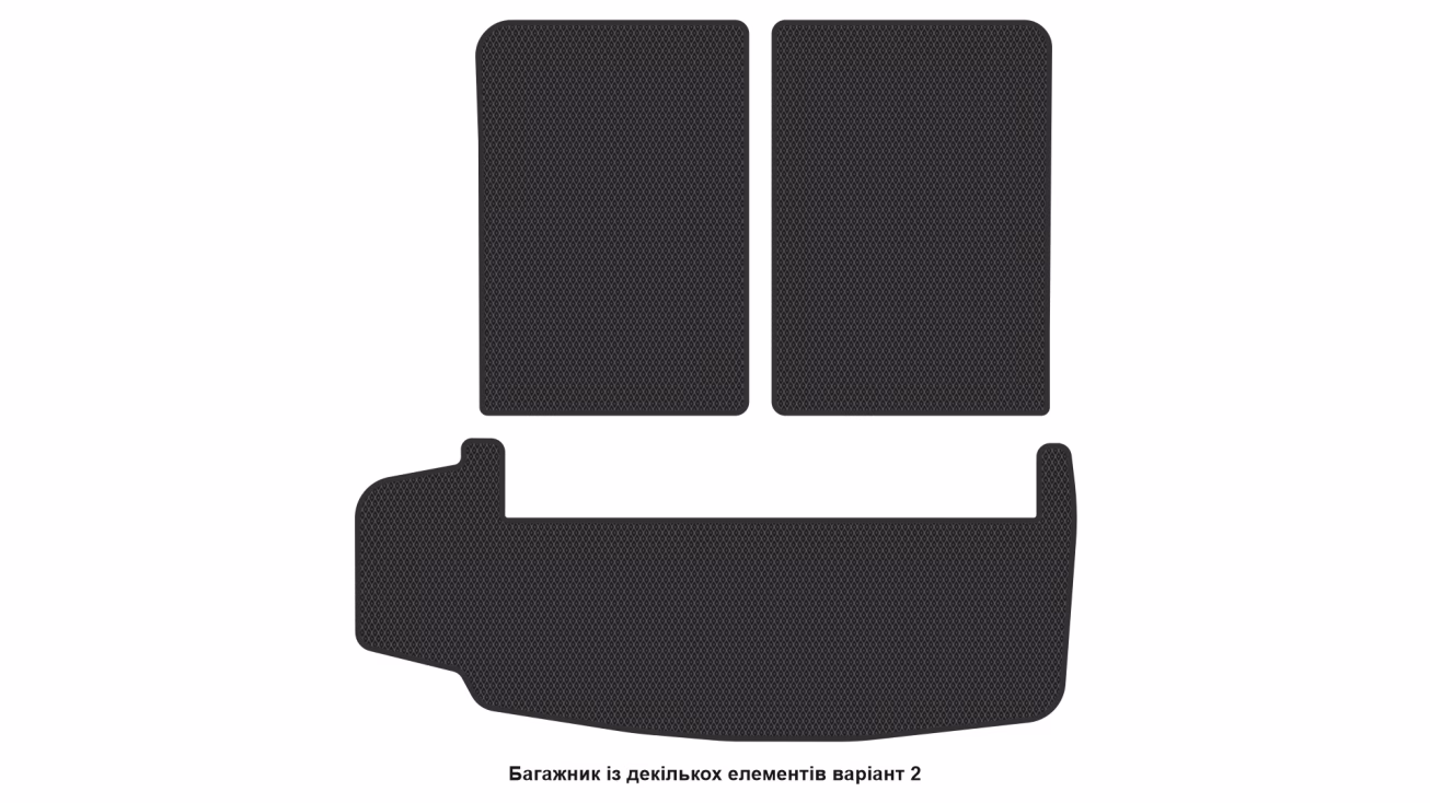 Interior mats for the GMC Acadia 2016-2023 II generation US Crossover 7-seater - Фото 5