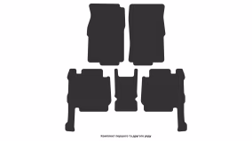Interior mats for the Great Wall Wingle 5 2011-… I generation EU Pickup - Фото 2