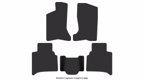 Interior mats for the Great Wall Haval H5 2010-2013 I generation EU Crossover - Фото 3