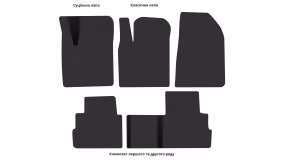 Interior mats for the Haval H6 2020-… III generation EU Crossover - Фото 4