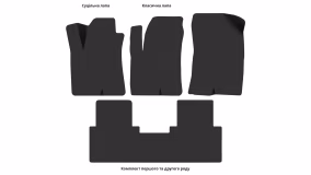 Interior mats for the Haval Jolion 2020-… I generation EU Crossover - Фото 3