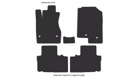 Interior mats for the Haval H6 2011-2017 I generation EU Crossover - Фото 3