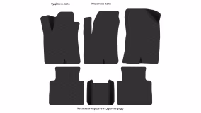 Interior mats for the Haval Jolion 2020-… I generation EU Crossover AWD - Фото 3