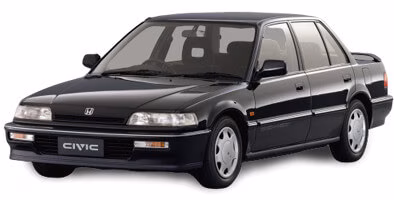 Interior mats for the Honda Civic 1987-1991 IV generation EU Sedan