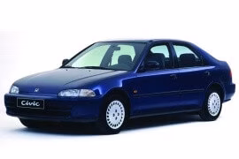 Interior mats for the Honda Civic 1991-1995 V generation EU Sedan