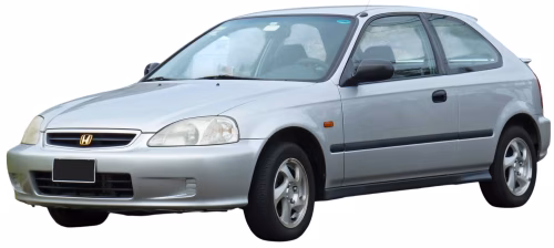 Interior mats for the Honda Civic 1995-2000 VI generation JP Hatchback 3-door