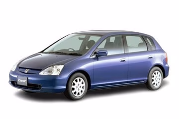 Interior mats for the Honda Civic 2000-2005 VII generation EU Hatchback 5-door