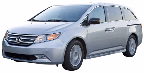 Interior mats for the Honda Odyssey (RL5) 2010-2017 IV generation US Minivan 8-seater