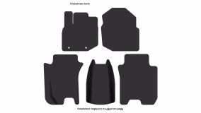 Interior mats for the Honda Fit 2007-2013 II generation US Hatchback - Фото 3