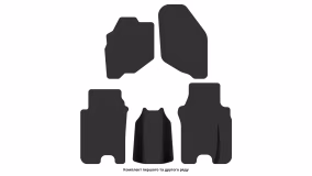 Interior mats for the Honda Fit 2001-2008 I generation US Hatchback - Фото 3