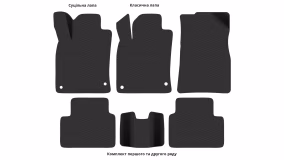 Interior mats for the Honda Insight (ZE4) 2018-… III generation Sedan Hybrid - Фото 3