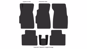 Interior mats for the Honda Civic 1995-2000 VI generation EU Sedan - Фото 4