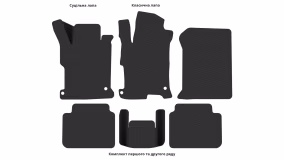 Interior mats for the Honda Accord Sport (CR) 2012-2017 IX generation US Sedan - Фото 3
