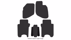Interior mats for the Honda Jazz 2002-2008 II generation EU Hatchback right-hand - Фото 2