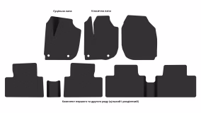 Interior mats for the Honda M-NV 2020-… I generation CN Crossover - Фото 3