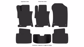 Interior mats for the Honda Accord 2008-2015 VIII generation US Sedan - Фото 4