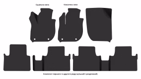 Interior mats for the Honda eNS1 2022-… I generation CN Crossover - Фото 6