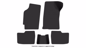 Interior mats for the Honda Civic 1987-1991 IV generation EU Sedan - Фото 2