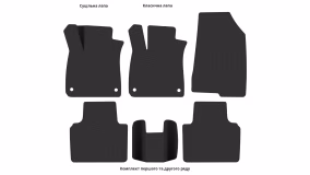 Interior mats for the Honda Accord (CV) 2017-2022 X generation US Sedan Hybrid - Фото 3