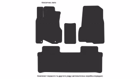 Interior mats for the Honda CR-V (RD) (United Kingdom) 2001-2006 II generation EU Crossover - Фото 5