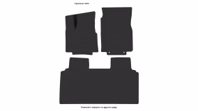 Interior mats for the Honda Elysion (RC) 2021-… II generation CN Minivan 7-seater - Фото 4