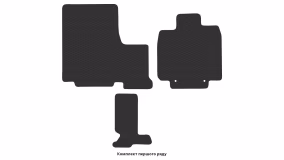 Interior mats for the Honda Elysion 2004-2015 I generation CN Minivan 7-seater - Фото 4