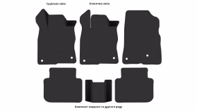 Interior mats for the Honda Civic 2021-… XI generation EU Sedan - Фото 2