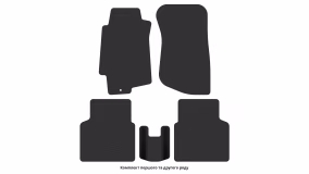 Interior mats for the Honda Civic 1998-2000 VI generation US Sedan - Фото 2