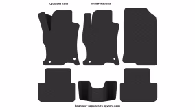 Interior mats for the Honda Accord 2008-2012 VIII generation JP Sedan - Фото 3