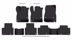 Interior mats for the Honda Clarity 2016-… II generation US Sedan - Фото 3