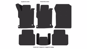 Interior mats for the Honda Accord (CR) 2012-2017 IX generation US Sedan - Фото 4