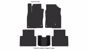 Interior mats for the Honda Civic 2015-2021 X generation EU Sedan - Фото 3