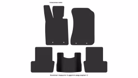 Interior mats for the Honda Legend (KB1) 2004-2012 IV generation EU Sedan - Фото 4