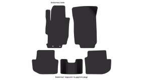 Interior mats for the Honda Accord 2002-2008 VII generation US Coupe - Фото 2