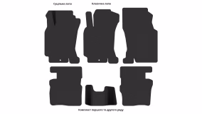 Interior mats for the Honda HR-V (GH) 1998-2005 I generation EU Crossover 5-door - Фото 3