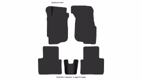 Interior mats for the Honda Civic 1991-1995 V generation EU Sedan - Фото 3