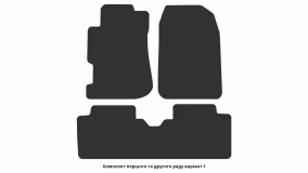 Interior mats for the Honda Civic 2000-2005 VII generation EU Sedan - Фото 4