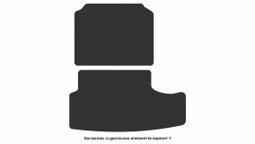 Interior mats for the Honda Clarity 2016-… II generation US Sedan Hybrid - Фото 2
