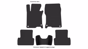 Interior mats for the Honda Accord 2008-2015 VIII generation EU Universal - Фото 2