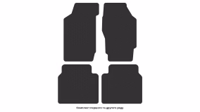 Interior mats for the Honda Integra 1985-1989 I generation EU Coupe - Фото 2