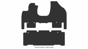 Interior mats for the Honda Odyssey (RL5) 2010-2017 IV generation US Minivan 8-seater - Фото 2