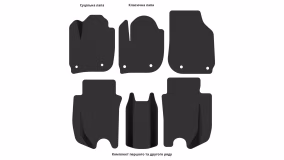 Interior mats for the Honda Jazz 2020-… V generation EU Hatchback Hybrid - Фото 3