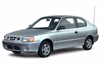 Interior mats for the Hyundai Accent (LC) 2000-2005 II generation EU Sedan